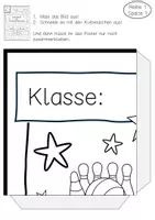 Vorschau - Mal- und Bastelvorlagen - Kooperatives Poster Fledermaus - Seite 2