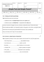 Vorschau - Klassenarbeiten - Leistungsnachweis Englisch Vergangenheit und Präsens 5. Klasse - Seite 1