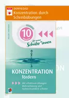 Vorschau - Stundenentwürfe - Konzentration durch Schreibübungen – 8 Übungen zur Förderung der Konzentration, Klasse 5 bis 10 - Deckblatt
