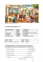 Vorschau - Arbeitsblätter - Spanische Grammatik: Verbos en -ar (Beispiele + Lückentext + Lösungen / Freebie) - Seite 3