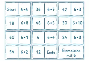 Vorschau - Spiele - Einmaleins mit 6 - Domino - Seite 2