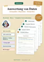 Vorschau - Unterrichtsreihen - Statistische Kenngrößen - Klasse 7 - Paket Daten und Zufall - Deckblatt