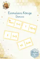 Vorschau - Spiele - Einmaleins Könige/Kernaufgaben - Domino - Deckblatt