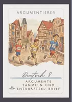 Vorschau - Unterrichtsreihen - XXL Lerneinheit Argumentation / Schritt für Schritt zur Erörterung linear & dialektisch, viele Übungsaufgaben, lernthekengeeignet + Klassenarbeit - Seite 1