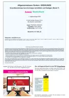 Vorschau - Unterrichtsreihen - Allgemeinwissen fördern ERDKUNDE: Deutschland | Sekundarstufe Klasse 5-10 | Nachbarstaaten, Bundesländer, Topographie, Spiel | Arbeitsblätter, Kopiervorlagen, Freiarbeit mit Lösungen - Seite 1