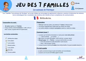 Aperçu - Jeux - 7 familles "Les animaux de l'Arctique" - Page 2