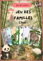Aperçu - Jeux - 7 familles "Les animaux de l'Asie" - Page de couverture