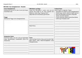 Vorschau - Arbeitsblätter - WM 2026-Gastgeberland-Booklet: ABs - Seite 1