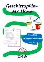 Vorschau - Arbeitsblätter - Geschirrspülen per Hand - Arbeitsblatt mit Erklärvideo - Deckblatt