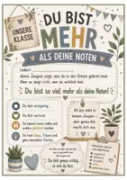 Vorschau - Anderer Materialtyp - Zeugnisbeilage „Du bist mehr als deine Noten“ – Neutrale Klassenversion | Wertschätzung, Anerkennung & Schuljahresabschluss - Seite 3