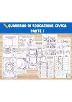 anteprima - Esercizi - ✏️QUADERNO Di EDUCAZIONE CIVICA PARTE 1 - Pagina di copertina