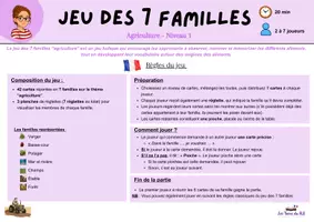 Aperçu - Apprentissages en autonomie - 7 familles "Agriculture" (niveau 1) - Page 2