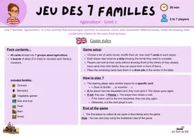 Aperçu - Apprentissages en autonomie - 7 familles "Agriculture" (niveau 1) - Page 3