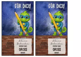 Vorschau - Anderer Materialtyp - Abschiedsgeschenk Chamäleonklasse Klassentier Chamäleon - Seite 3