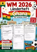 Vorschau - Mal- und Bastelvorlagen - Ghana - Deckblatt