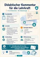 Vorschau - Stundenentwürfe - Künstliche Intelligenz - KI - Datenschutz Postkartenregel Arbeitsblätter für Medienbildung Klasse 6 bis 10 - Seite 1