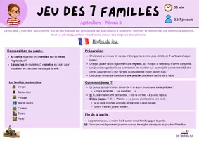 Aperçu - Apprentissages en autonomie - 7 familles "Agriculture" (niveau 2) - Page 2