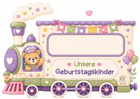 Vorschau - Poster - Geburtstagszug- Unsere Geburtstagskinder - Seite 2