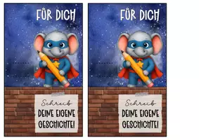 Vorschau - Anderer Materialtyp - Abschiedsgeschenk Elefantenklasse Klassentier Elefant - Seite 2