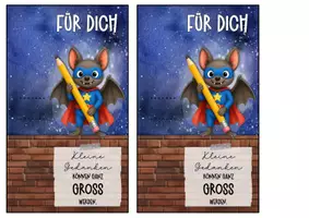Vorschau - Anderer Materialtyp - Abschiedsgeschenk Fledermausklasse Klassentier Fledermaus - Seite 3