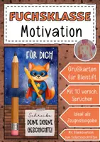 Vorschau - Anderer Materialtyp - Abschiedsgeschenk Fuchsklasse Klassentier Fuchs - Deckblatt