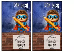 Vorschau - Anderer Materialtyp - Abschiedsgeschenk Igelklasse Klassentier Igel - Seite 3