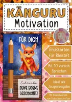 Vorschau - Anderer Materialtyp - Abschiedsgeschenk Känguruklasse Klassentier Känguru - Deckblatt