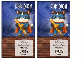 Vorschau - Anderer Materialtyp - Abschiedsgeschenk Katzenklasse Klassentier Katze - Seite 3