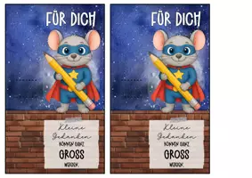 Vorschau - Anderer Materialtyp - Abschiedsgeschenk Mausklasse Klassentier Maus - Seite 3
