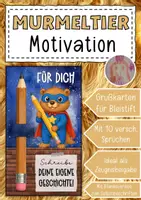 Vorschau - Anderer Materialtyp - Abschiedsgeschenk Murmeltierklasse Klassentier Murmeltier - Deckblatt