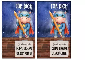 Vorschau - Anderer Materialtyp - Abschiedsgeschenk Nilpferdklasse Klassentier Nildpferd - Seite 2