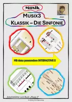Vorschau - Arbeitsblätter - Arbeitsblatt zu "Musix3": Klassik - Die Sinfonie + Interactive - Deckblatt