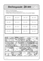 Vorschau - Arbeitsblätter - Rechenpuzzle Sommer ZR 100 - Seite 2