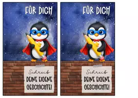 Vorschau - Anderer Materialtyp - Abschiedsgeschenk Pinguinklasse Klassentier Pinguin - Seite 2