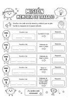 Vista previa - Hojas de trabajo - FIchas de carga cognitiva controlada - página 2