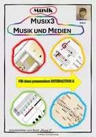 Vorschau - Arbeitsblätter - Arbeitsblatt zu "Musix3": Musik und Medien + Interactive - Deckblatt