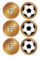 Vorschau - Anderer Materialtyp - Medaillen Fußballmedaillen Platz 1-3 - Seite 3