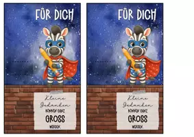 Vorschau - Anderer Materialtyp - Abschiedsgeschenk Zebraklasse Klassentier Zebra - Seite 3