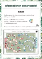 Vorschau - Spiele - Verliebter Zahlenpfad | Fußball-Edition - Würfelspiel mit verliebten Zahlen - Seite 1
