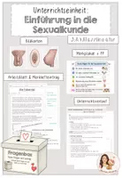 Vorschau - Stundenentwürfe - Sexualerziehung - Einführungsstunde / Was ist Pubertät? - Deckblatt