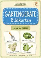 Vorschau - Bildkarten - Gartengeräte Bildkarten – 1. & 2. Klasse - Deckblatt