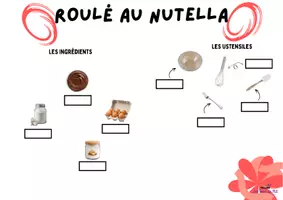 Aperçu - Feuilles d'exercices - Recette du "Roulé à la pâte à tartiner" - Page 2