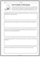 Vorschau - Arbeitsblätter - MEIN SCHULJAHR: Ein kreativer Jahresrückblick - Deckblatt