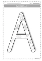 Vorschau - Stationenlernen - Buchstabeneinführung Aa - Arbeitsblätter - Seite 3