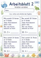 Vorschau - Arbeitsblätter - Division einführen | Mathematik Klasse 2 | 7 Arbeitsblätter als PDF - Seite 2
