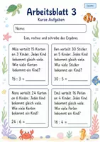 Vorschau - Arbeitsblätter - Division üben Klasse 2 | Mathematik Klasse 2 | 7 Arbeitsblätter als PDF - Seite 3