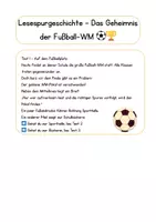 Vorschau - Arbeitsblätter - Fußball WM 2026 - Lesespurgeschichte - Seite 2