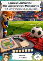 Vorschau - Arbeitsblätter - Lesespur Fußball WM 2026 - Deckblatt