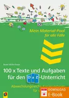 Vorschau - Arbeitsblätter - 100 x Texte und Aufgaben für den DaZ-Unterricht: Abwechslungsreiche Kopiervorlagen für die Sekundarstufe - Deckblatt