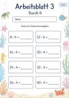 Vorschau - Arbeitsblätter - Einsdurcheins Klasse 2 | Mathematik Klasse 2 | 7 Arbeitsblätter als PDF - Seite 3